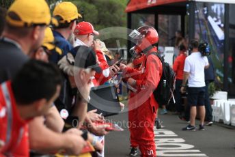 World © Octane Photographic Ltd. Formula 1 – Australian GP Melbourne Walk. Fans waiting for the drivers. Friday 15th Melbourne, Australia. Friday 15th March 2019.