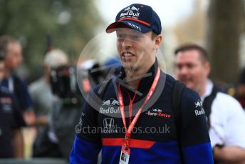 World © Octane Photographic Ltd. Formula 1 – Australian GP Melbourne Walk. Scuderia Toro Rosso STR14 – Daniil Kvyat. Friday 15th Melbourne, Australia. Friday 15th March 2019.