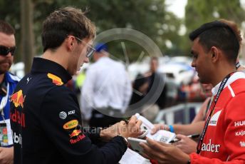 World © Octane Photographic Ltd. Formula 1 – Australian GP Melbourne Walk. Aston Martin Red Bull Racing RB15 – Pierre Gasly. Friday 15th Melbourne, Australia. Friday 15th March 2019.