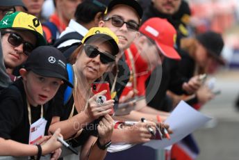 World © Octane Photographic Ltd. Formula 1 – Australian GP Melbourne Walk. Fans waiting for the drivers. Friday 15th Melbourne, Australia. Friday 15th March 2019.