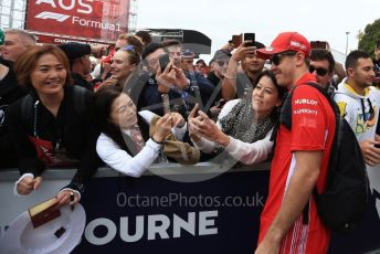 World © Octane Photographic Ltd. Formula 1 – Australian GP Melbourne Walk. Scuderia Ferrari SF90 – Sebastian Vettel. Friday 15th Melbourne, Australia. Friday 15th March 2019.