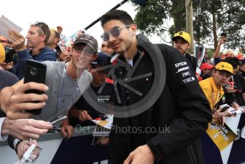 World © Octane Photographic Ltd. Formula 1 – Australian GP Melbourne Walk. Mercedes AMG Petronas Motorsport reserve driver - Esteban Ocon. Friday 15th Melbourne, Australia. Friday 15th March 2019.