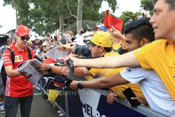 World © Octane Photographic Ltd. Formula 1 – Australian GP Melbourne Walk. Scuderia Ferrari SF90 – Sebastian Vettel. Friday 15th Melbourne, Australia. Friday 15th March 2019.