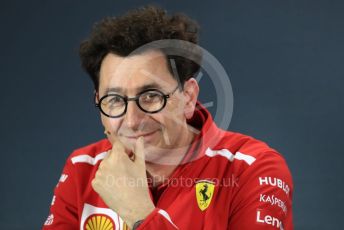 World © Octane Photographic Ltd. Formula 1 - Australian GP – Friday FIA Team Press Conference. Mattia Binotto – Team Principal of Scuderia Ferrari. Albert Park, Melbourne, Australia. Friday 15th March 2019