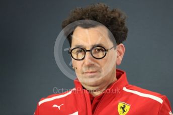 World © Octane Photographic Ltd. Formula 1 - Australian GP – Friday FIA Team Press Conference. Mattia Binotto – Team Principal of Scuderia Ferrari. Albert Park, Melbourne, Australia. Friday 15th March 2019