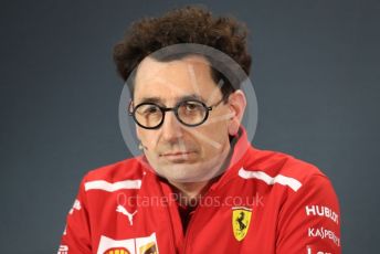 World © Octane Photographic Ltd. Formula 1 - Australian GP – Friday FIA Team Press Conference. Mattia Binotto – Team Principal of Scuderia Ferrari. Albert Park, Melbourne, Australia. Friday 15th March 2019