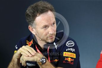 World © Octane Photographic Ltd. Formula 1 - Australian GP – Friday FIA Team Press Conference. Christian Horner - Team Principal of Red Bull Racing. Albert Park, Melbourne, Australia. Friday 15th March 2019