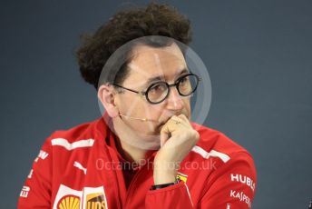 World © Octane Photographic Ltd. Formula 1 - Australian GP – Friday FIA Team Press Conference. Mattia Binotto – Team Principal of Scuderia Ferrari. Albert Park, Melbourne, Australia. Friday 15th March 2019