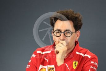 World © Octane Photographic Ltd. Formula 1 - Australian GP – Friday FIA Team Press Conference. Mattia Binotto – Team Principal of Scuderia Ferrari. Albert Park, Melbourne, Australia. Friday 15th March 2019