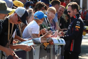 World © Octane Photographic Ltd. Formula 1 - Australian GP - Wednesday - Paddock. Christian Horner - Team Principal of Red Bull Racing. Albert Park, Melbourne, Australia. Saturday 16th March 2019