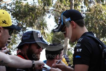 World © Octane Photographic Ltd. Formula 1 – Australian GP Paddock. ROKiT Williams Racing – George Russell. Saturday 16th Melbourne, Australia. Saturday 16th March 2019.
