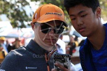 World © Octane Photographic Ltd. Formula 1 – Australian GP Paddock. McLaren MCL34 – Lando Norris. Saturday 16th Melbourne, Australia. Saturday 16th March 2019.