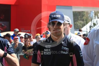 World © Octane Photographic Ltd. Formula 1 – Australian GP Paddock. SportPesa Racing Point RP19 – Lance Stroll. Saturday 16th Melbourne, Australia. Saturday 16th March 2019.