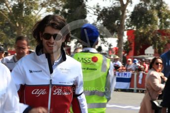 World © Octane Photographic Ltd. Formula 1 – Australian GP Paddock. Alfa Romeo Racing C38 – Antonio Giovinazzi. Saturday 16th Melbourne, Australia. Saturday 16th March 2019.