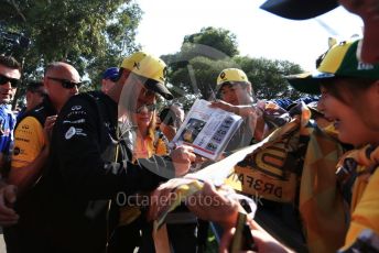 World © Octane Photographic Ltd. Formula 1 – Australian GP Paddock. Renault Sport F1 Team RS19 – Daniel Ricciardo. Saturday 16th Melbourne, Australia. Saturday 16th March 2019.