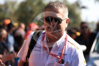 World © Octane Photographic Ltd. Formula 1 - Australian GP - Melbourne Walk. Gil De Ferran - Sporting Director of McLaren. Albert Park, Melbourne, Australia. Sunday 17th March 2019