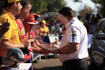 World © Octane Photographic Ltd. Formula 1 - Australian GP - Melbourne Walk. Zak Brown - Executive Director of McLaren Technology Group. Albert Park, Melbourne, Australia. Sunday 17th March 2019