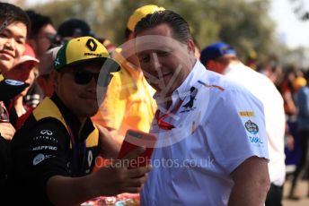 World © Octane Photographic Ltd. Formula 1 - Australian GP - Melbourne Walk. Zak Brown - Executive Director of McLaren Technology Group. Albert Park, Melbourne, Australia. Sunday 17th March 2019