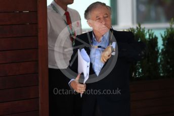 World © Octane Photographic Ltd. Formula 1 - Australian GP - Paddock. Jean Todt – President of FIA. Albert Park, Melbourne, Australia. Sunday 17th March 2019