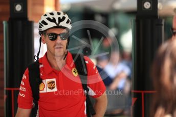 World © Octane Photographic Ltd. Formula 1 – Australian GP Paddock. Scuderia Ferrari SF90 – Sebastian Vettel. Melbourne, Australia. Sunday 17th March 2019.