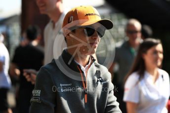 World © Octane Photographic Ltd. Formula 1 – Australian GP Paddock. McLaren MCL34 – Lando Norris. Melbourne, Australia. Sunday 17th March 2019.