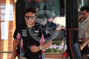 World © Octane Photographic Ltd. Formula 1 – Australian GP Paddock. SportPesa Racing Point RP19 - Sergio Perez. Melbourne, Australia. Sunday 17th March 2019.