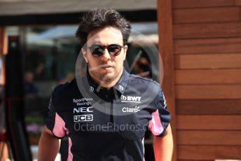 World © Octane Photographic Ltd. Formula 1 – Australian GP Paddock. SportPesa Racing Point RP19 - Sergio Perez. Melbourne, Australia. Sunday 17th March 2019.