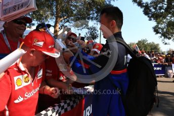 World © Octane Photographic Ltd. Formula 1 – Australian GP Melbourne Walk. Scuderia Toro Rosso STR14 – Alexander Albon. Melbourne, Australia. Sunday 17th March 2019.