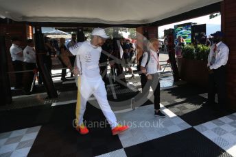 World © Octane Photographic Ltd. Formula 1 – Australian GP Paddock. Mercedes AMG Petronas Motorsport AMG F1 W10 EQ Power+ - Lewis Hamilton. Melbourne, Australia. Sunday 17th March 2019.