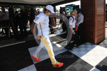World © Octane Photographic Ltd. Formula 1 – Australian GP Paddock. Mercedes AMG Petronas Motorsport AMG F1 W10 EQ Power+ - Lewis Hamilton. Melbourne, Australia. Sunday 17th March 2019.