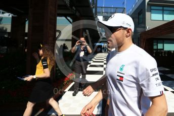 World © Octane Photographic Ltd. Formula 1 – Australian GP Paddock. Mercedes AMG Petronas Motorsport AMG F1 W10 EQ Power+ - Valtteri Bottas. Melbourne, Australia. Sunday 17th March 2019.