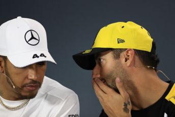 World © Octane Photographic Ltd. Formula 1 - Australian GP Thursday FIA Driver Press Conference. Mercedes AMG Petronas Motorsport AMG F1 W10 EQ Power+ - Lewis Hamilton and Renault Sport F1 Team RS19 – Daniel Ricciardo. Thursday 14th Melbourne, Australia. Thursday 14th March 2019