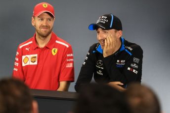 World © Octane Photographic Ltd. Formula 1 - Australian GP Thursday FIA Driver Press Conference. Scuderia Ferrari SF90 – Sebastian Vettel and ROKiT Williams Racing – Robert Kubica. Thursday 14th Melbourne, Australia. Thursday 14th March 2019