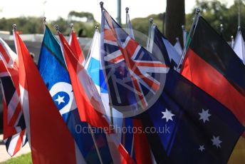 World © Octane Photographic Ltd. Formula 1 – Australian GP national flags. Thursday 14th Melbourne, Australia. Thursday 14th March 2019.