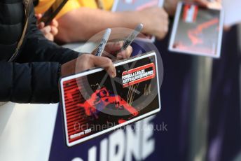 World © Octane Photographic Ltd. Formula 1 – Australian GP fans getting autographs. Thursday 14th Melbourne, Australia. Thursday 14th March 2019.