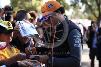 World © Octane Photographic Ltd. Formula 1 – Australian GP. McLaren MCL34 – Carlos Sainz. Thursday 14th Melbourne, Australia. Thursday 14th March 2019.