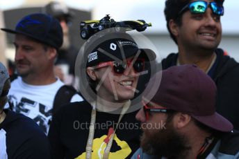 World © Octane Photographic Ltd. Formula 1 – Australian GP. Renault Sport F1 Team fan. Thursday 14th Melbourne, Australia. Thursday 14th March 2019.