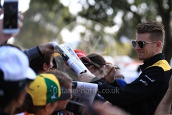 World © Octane Photographic Ltd. Formula 1 – Australian GP. Renault Sport F1 Team RS19 – Nico Hulkenberg. Thursday 14th Melbourne, Australia. Thursday 14th March 2019.