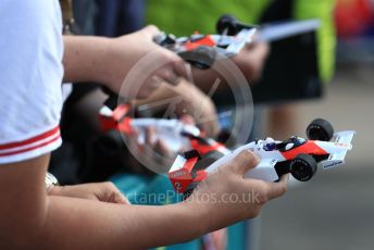 World © Octane Photographic Ltd. Formula 1 - Australian GP - Wednesday. Fans waiting to get their McLaren MP4/2 models signed. Albert Park, Melbourne, Australia. Thursday 14th March 2019