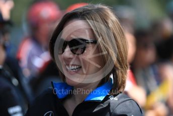 World © Octane Photographic Ltd. Formula 1 - Australian GP - Wednesday. Claire Williams - Deputy Team Principal of ROKiT Williams Racing. Albert Park, Melbourne, Australia. Thursday 14th March 2019