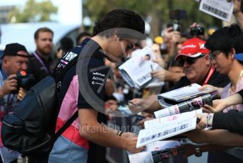 World © Octane Photographic Ltd. Formula 1 – Australian GP. SportPesa Racing Point RP19 – Lance Stroll. Thursday 14th Melbourne, Australia. Thursday 14th March 2019.