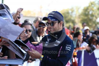 World © Octane Photographic Ltd. Formula 1 – Australian GP. SportPesa Racing Point RP19 - Sergio Perez. Thursday 14th Melbourne, Australia. Thursday 14th March 2019.