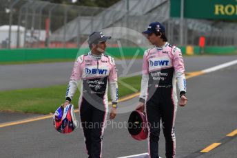 World © Octane Photographic Ltd. Formula 1 – Australian GP. SportPesa Racing Point RP19 - Sergio Perez and Lance Stroll. Albert Park, Melbourne, Australia. Wednesday 13th March 2019.