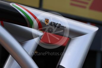 World © Octane Photographic Ltd. Formula 1 – Australian GP. Scuderia Ferrari SF90. 90 Years logos. Albert Park, Melbourne, Australia. Wednesday 13th March 2019.