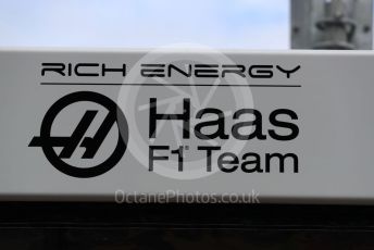 World © Octane Photographic Ltd. Formula 1 – Australian GP. Rich Energy Haas F1 Team logo. Albert Park, Melbourne, Australia. Wednesday 13th March 2019.