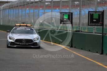 World © Octane Photographic Ltd. Formula 1 – Australian GP.  Mercedes AMG GT Safety car on track. Albert Park, Melbourne, Australia. Wednesday 13th March 2019.