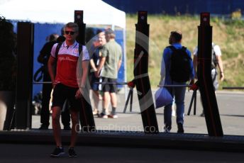 World © Octane Photographic Ltd. Formula 1 - Austrian GP. Paddock. Marcus Ericsson - brand ambassador and third driver. Red Bull Ring, Spielberg, Styria, Austria. Thursday 27th June 2019.