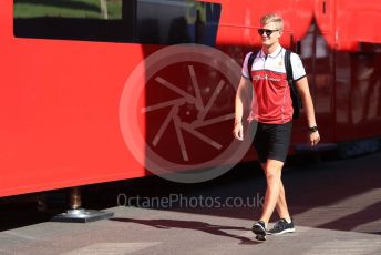 World © Octane Photographic Ltd. Formula 1 - Austrian GP. Paddock. Marcus Ericsson - brand ambassador and third driver. Red Bull Ring, Spielberg, Styria, Austria. Thursday 27th June 2019.