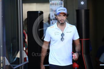 World © Octane Photographic Ltd. Formula 1 – Austrian GP - Paddock. McLaren MCL34 – Carlos Sainz. Red Bull Ring, Spielberg, Styria, Austria. Saturday 29th June 2019.