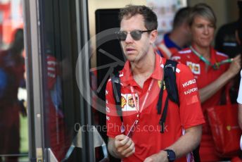 World © Octane Photographic Ltd. Formula 1 – Austrian GP - Paddock Scuderia Ferrari SF90 – Sebastian Vettel. Red Bull Ring, Spielberg, Styria, Austria. Saturday 29th June 2019.